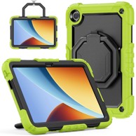 GS futrola za Xiaomi Redmi Pad 2 SE / Redmi Pad 2 9.7", sa stalkom i remenom za rame, crna i zelena